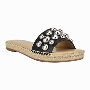 Nine West Blast Espadrille Slippers Zwart Nederland | SHO-632740